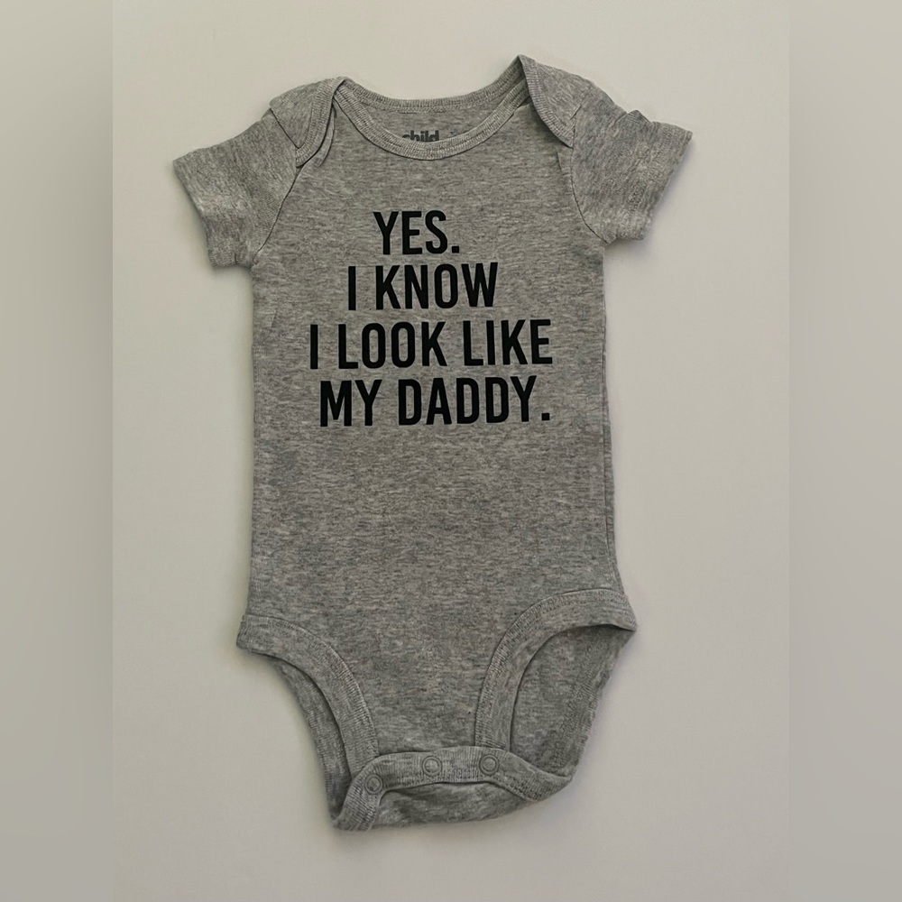 Baby Onesie (yes I know I look like my daddy)